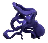NONDK Soporte para de Vino Pulpo, Estante de Almacenamiento de de Vino, Estatua de Animal de Pie, Violeta