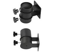 NONDK Soporte para Paraguas de Patio, Soporte de Paraguas Desplazado Soporte de Montaje en Plataforma para Cercas, Balcones o Patios, Montaje Plano