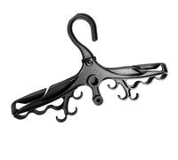 NONDK Soporte para Secar Trajes de Buceo, Perchero para Trajes Secos, Soporte Plegable para Trajes de Buceo y Natación, Color Negro.
