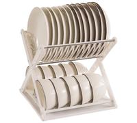 NONDK Soporte para Tazones de Estante de Almacenamiento Organizador de Cocina de 2 Niveles Multifuncional B