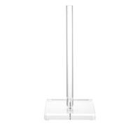 NONDK Soporte para Toallas de Papel Acrílico Transparente, Soporte Independiente para Sobremesa, para Cocina, Baño y Mesa de Centro.