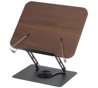 NONDK Soporte Plegable Multifuncional para Libros de Texto, Giratorio 360°, Ajustable, con Clip de Resorte, Antideslizante, para Portátiles y Tabletas.