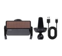 NONDK Soporte Solar para Teléfono de Coche: Carga Inteligente, Montaje en Rejilla de Ventilación, Compatible con Navegación, Diseño Ecológico.