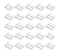 NONDK Soportes AcríLicos 25 Piezas Soportes para Tarjetas de Lugar Soportes para NúMeros de Mesa de 1,2 Pulgadas, Soporte de ExhibicióN de Tarjetas Transparente para Mesa, Fotos de Boda
