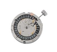 NONDK ST2552 Seis 6 en Punto Calendario Negro Movimiento Mecánico Completamente Automático 3/6/9 Accesorios de Reloj de Aguja Pequeña