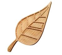 NONDK Suministros para Fiestas en Forma de Hoja Tabla de CharcuteríA Fuente de Queso para Adorno de Aperitivo