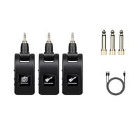 NONDK System Inalámbrico de Guitarra Audio Transmisor de Guitarra Digital Receptor Batería Recargable Incorporada para Bajo de Guitarra Eléctrica
