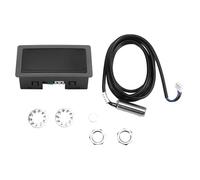 NONDK Tacómetro con Pantalla LED Digital de 4 RPM, Medidor de Velocidad, Tacómetro de Alta Precisión con Sensor de Interruptor de Proximidad Hall NPN