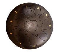 NONDK Tambor de Lluvia para Exteriores de Bronce de 10 Pulgadas y 11 Tonos, Tambor de Lluvia para Jardín, Tambor de Chakra de Lluvia, Tambor Etéreo, Tambor de Mano