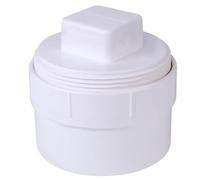 NONDK Tapa de Limpieza de Alcantarillado de PVC DWV, Adaptador de Limpieza de Alcantarillado A con Tapón para Jardinería Al Aire Libre, RV y Más, Accesorio de Tubería de Drenaje.