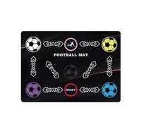 NONDK Tapete de Entrenamiento de Fútbol, Tapete de Entrenamiento de Juego de Pies, Tapete de Fútbol Silencioso y Antideslizante para Todos los Niveles.