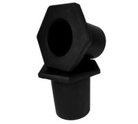NONDK Tapón de Orificio de Anillo Cónico de Sombrilla de Goma para Mesa de Terraza, Sombrilla de Patio, Sombrilla de Jardín, de Sombrilla Negro