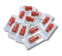 NONDK Tapones de Rojos Luer para Conectores Masculinos/Femeninos, Puntas de Jeringas.
