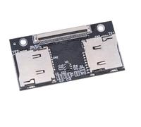 NONDK Tarjeta Adaptadora TF Tarjeta TF Dual A Tarjeta de Conexión Antiinterferencias ZIF Adecuada para Computadoras y Consolas de Juegos