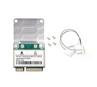 NONDK Tarjeta de Red WiFi 6 RTL8852BE con Antenas Internas, Adaptador BT 5.2 Mini PCI-e AX1800 de Doble Banda 2,4 G/5 GHz para 10/11.