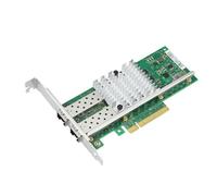 NONDK Tarjeta de Red X520-DA2 82599ES de 10 GB con Dos Puertos +, Adaptador de Tarjeta de Red Ethernet PCI Express X8 para Servidor de Fibra