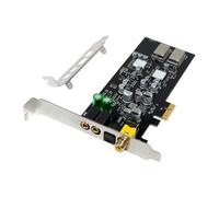 NONDK Tarjeta de Sonido Interna PCIe CM108AH, Fibra Óptica Coaxial, Audio Digital, HiFi, Sin Controlador