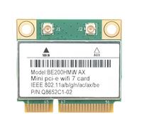 NONDK Tarjeta WiFi PCI-e BE200 BE200HMW 8774Mbps 2,4G/5G/6Ghz para Adaptador de Red Bluetooth 5.4 802.11BE Sin Antena