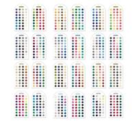 NONDK Tarjetas de Análisis de Color de Temporada Ultimate 12 Conjunto Completo de 12 Colores Ropa y Maquillaje