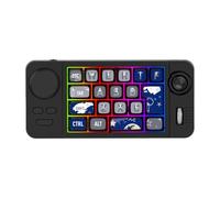 NONDK Teclado Mecánico Inalámbrico Bluetooth con Intercambio en Caliente, Desplazamiento de Volumen, Retroiluminación RGB, Teclado con Cable, Programador para Juegos, B