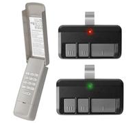 NONDK Teclado para Puerta de Garaje 877MAX, con Paquete de 2 Controles Remotos para Abridor de Puerta de Garaje para Abridor de Puerta de Garaje Desde 1993
