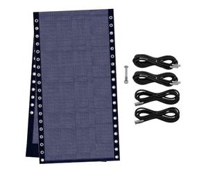 NONDK Tela de Repuesto para Silla con 4 Cuerdas Elásticas, Kit de Reparación de para Sillón Reclinable de Patio, Piscina Exterior C