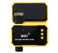 NONDK Temporizador de Riego Solar WiFi con Aplicación Remota, Control de Riego Automático, Controlador de Riego para Jardín.
