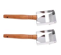 NONDK Tenedor para Miel, Pala para Miel, Extracción y Recolección de Miel, Cepillo para Panal de Dientes Múltiples, Herramienta para Apicultores
