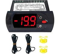 NONDK Termostato Digital de Control de Temperatura PZGXC0E112K con Sondas de Sensor de Temperatura de 115 V, Compatible con Equipos para/para Main Street.