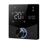 NONDK Termostato para Calentador de Agua WiFi Control de Temperatura de Caldera de Agua Control de AplicacióN Inteligente Tuya para Voice-Negro