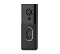 NONDK Timbre Inteligente con Detección PIR, Impermeable, Visual, para Teléfono Móvil, Videoportero con Pulsador en Tiempo Real y Voz.