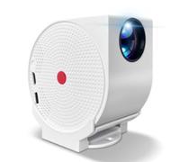 NONDK Tipo C 4K 400ANSI Mini Proyector con WiFi y Bluetooth,BT5.2 4K Película Proyector de Vídeo con 270 ° Giratorio Enchufe de la UE