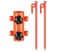 NONDK Toldo con Poste De FijacióN para Toldo, Soporte De con Clavo para, Resistente Al Viento, Accesorios Ajustables para Carpas De Camping
