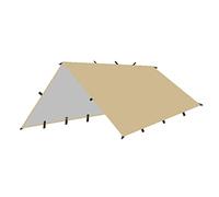 NONDK Toldo para Exteriores, Impermeable, para Acampar, Playa, Sombrilla, Refugio, Sombra, Lluvia, Tienda de CampañA, Color Caqui, 3 X 4 M.