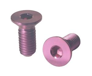 NONDK Tornillo de Titanio para Portabotellas de Bicicleta M5 X 12 mm, Tornillos para Portabotellas de Bicicleta, Tornillos para Portabotellas de Bicicleta, Foto en Color