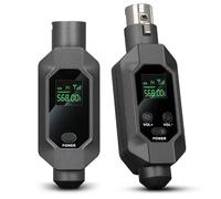 NONDK Transceptor de Audio Inalámbrico UHF de 2,4 G, de Micrófono Inalámbrico, Adaptador Convertidor de Micrófono XLR.