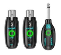 NONDK Transceptor de Micrófono Inalámbrico de 2,4 GHz Sonido HD A Dos, Reducción Automática de Ruido y Volumen Ajustable.