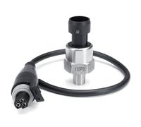 NONDK Transductor de Presión de 5 V CC, 1/8 NPT, Sensor Transmisor, Acero Inoxidable, para Aceite, Aire, Agua y Combustible.