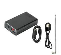 NONDK Transmisor FM de 2000 M y 0,5 W, 76-108 MHz, Pantalla Digital LCD, Estéreo, para Iglesias, Coches, Estaciones de Campus.