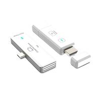 NONDK Transmisor Inalámbrico Compatible con, Video HD 1080p, Proyector de Pantalla Remoto 5G, Tipo C, Mini Portátil