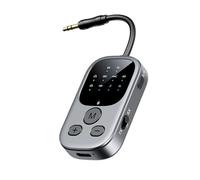 NONDK Transmisor Receptor Bluetooth 6.0 2 en 1, Adaptador Transmisor de Audio USB para Aeronaves, Dongle Bluetooth AUX de 3,5 mm para Coche