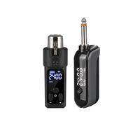 NONDK Transmisor-Receptor Convertidor de Micrófono con Cable A Inalámbrico para Micrófono de Condensador, Mezclador de Audio para Guitarra y Condensador.