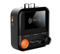 NONDK Transmisor y Receptor de Música Bluetooth 5.2, Adaptador de Audio Inalámbrico para TV, Ordenador, Proyector, de Sonido de Altavoces de Coche