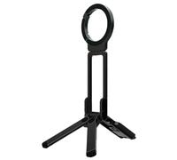 NONDK Trípode Magnético para Teléfono con Bolsillo para Anillo Magnético, Plegable, Ideal para Reuniones, Vlogs, Gimnasios, Viajes, Color Negro.