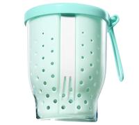 NONDK Vasos de Viaje para Fruta de 25 Oz, Recipientes Reutilizables A Prueba de Fugas para Guardar Ensalada de Frutas, Color