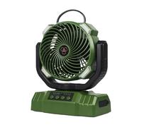 NONDK Ventilador de Camping Portátil Recargable por USB con Luz LED, Circulador de Aire, Cabezal Vibratorio y Gancho para Colgar para Uso en Exteriores.