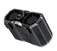 NONDK Ventilador de Cintura Colgante Portátil con Batería de Recarga de 15000 MAh, Ventilador Eléctrico Portátil Ultrasilencioso, Aire Acondicionado de Mano