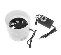 NONDK Ventilador de Conducto en Línea de 110 Mm, Ventilador Extractor de Aire con Filtro, 7 W, Ventilador Extractor de Velocidad Ajustable, Enchufe Europeo