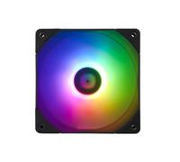 NONDK Ventilador de CPU TL-C12R-S V2 4pin PWM Ventilador Inverso para Computadora 120mm Enfriador de Caja ARGB Ventilador Inverso para Computadora con hasta 1500RPM Ventilador de Chasis TL-C12RB-S V2