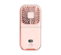 NONDK Ventilador de Mano PortáTil 3000Mah Ventilador Plegable Multifuncional Soporte para TeléFono MóVil Ventilador del de Carga para -B